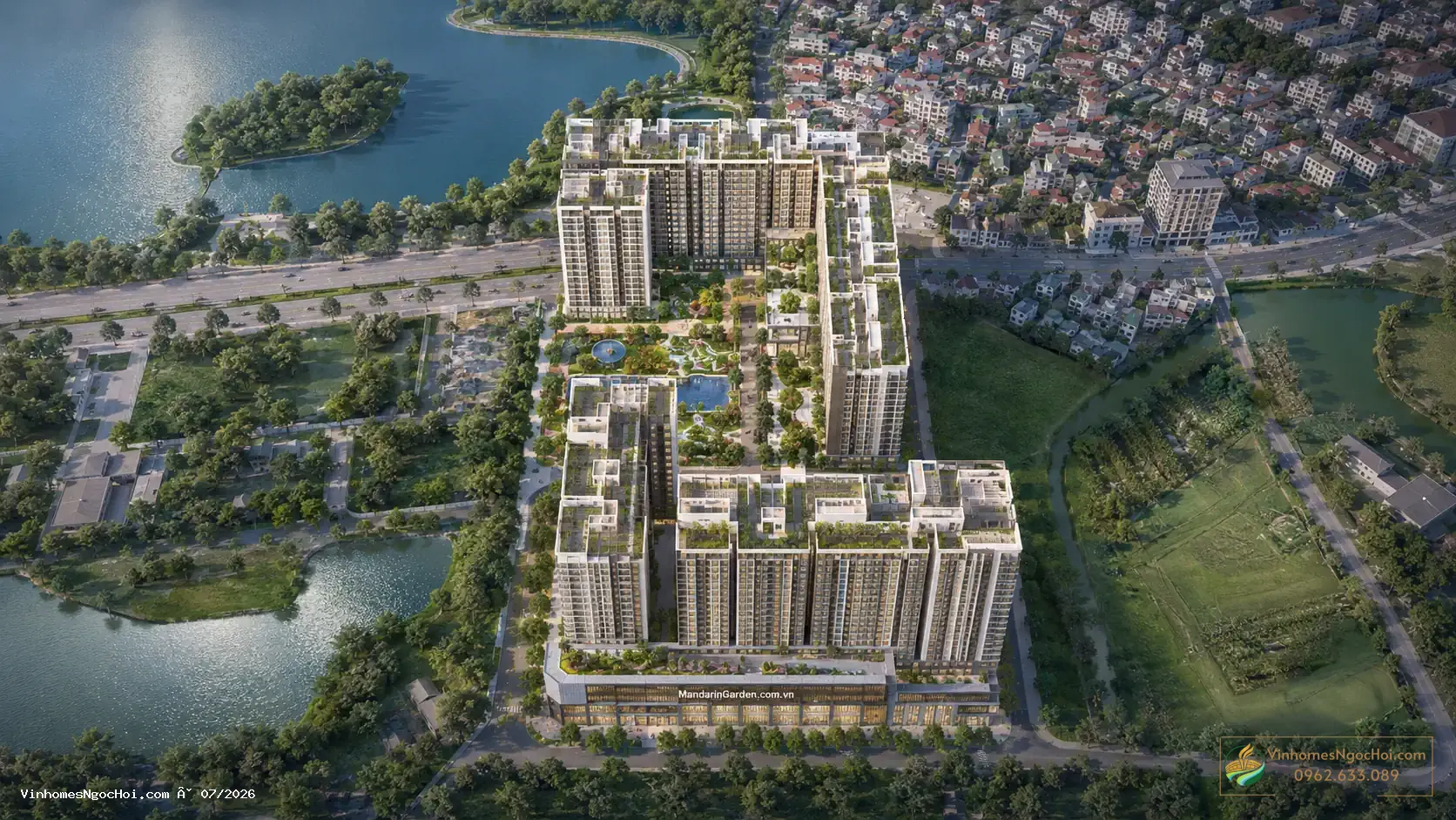 Phối cảnh 3D dự án Mandarin Garden 3.